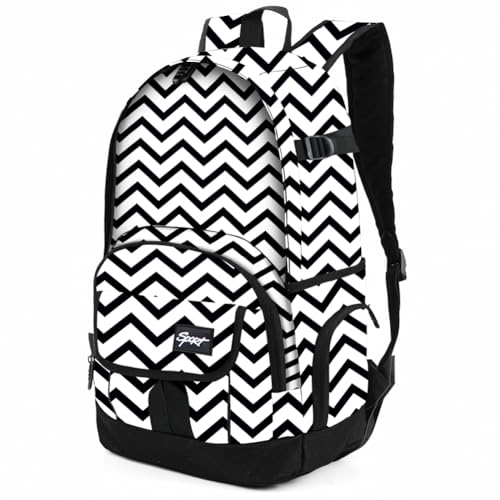 rickyh style School Backpack Travel Bag for Men & Women Lightweight College Back Pack with Laptop Compartmen - color: 04hbblh