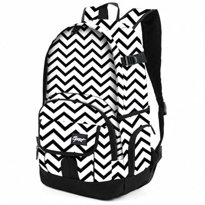 rickyh style School Backpack Travel Bag for Men & Women Lightweight College Back Pack with Laptop Compartmen - color: 04hbblh