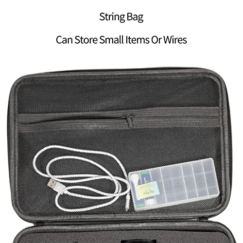 Electronics Organizer Travel Case,DIY Sponge Protection Electronic Organizer Travel Carrying Case Tech Accessories Hard Case Tech Pouch for Mouse Projector Charger Phone Earphone Hard Disk - size: 11.75in*7.06in*2.18in