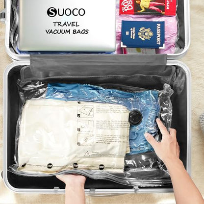 Travel Vacuum Bags for Clothing with Rechargeable Electric Pump, Compression Packing Cubes Organizer Storage for Luggage Suitcase, Space Saver Seal Bags for Vacation Cruise, 21 Combo - style: 21 Combo
