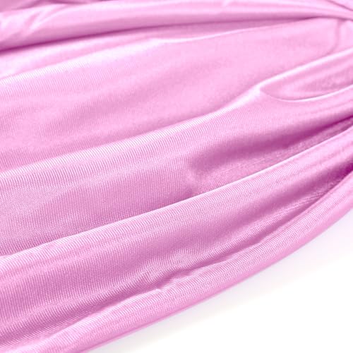 Aerial Silks Kit & Aerial Yoga Hammock - 11Yd Premium Fabric with Hardware - Easy Setup for Flying Yoga, Aerial Swing & Fitness - Supports Up to 14ft Rigging - color: Light Pink