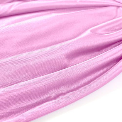 Aerial Silks Kit & Aerial Yoga Hammock - 11Yd Premium Fabric with Hardware - Easy Setup for Flying Yoga, Aerial Swing & Fitness - Supports Up to 14ft Rigging - color: Light Pink