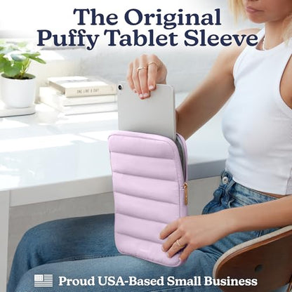 Vandel Puffy iPad Sleeve 11 Inch, Tablet Sleeve, iPad Bag, Tablet Pouch - color: i. Lilac, size: 9-11 Inch