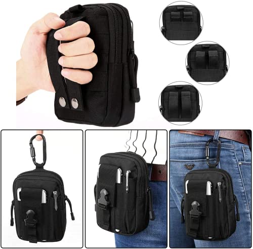Belt Pouch, Tactical Molle Phone Pouch EDC Utility Pouches Waist Bag, Small Cell Phone Holster Gear Tool Gadget Pocket for Men - color: Shoulder Strap-Green