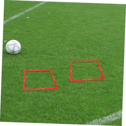 Kisangel Agility Training Rings for Soccer 6pcs Multi-Function Football Training Circles Set
