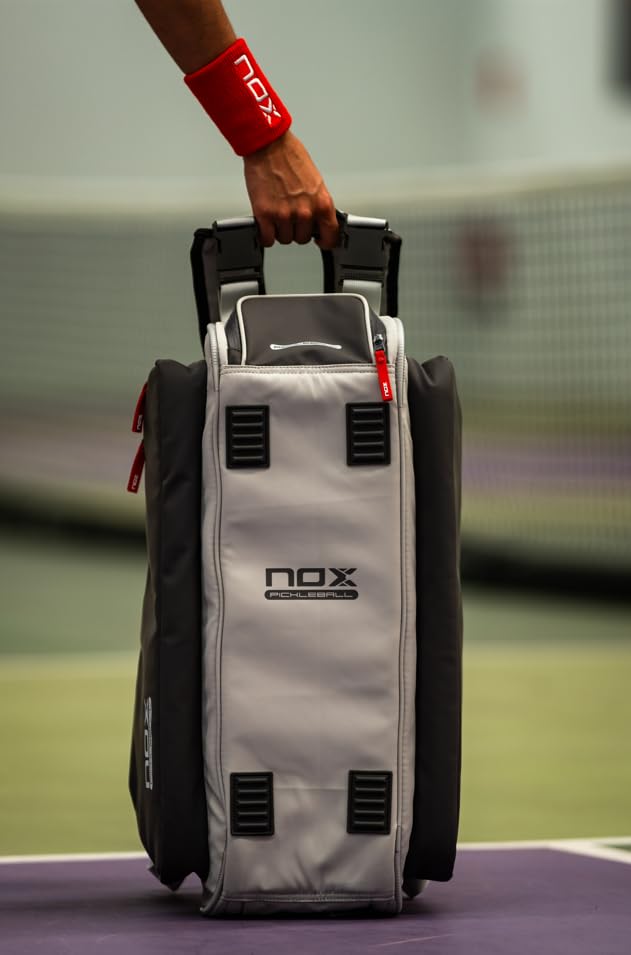 NOX Pickleball Bag Pro 2025 | 40L Versatile Pickleball Bag ThermoTech | Quality Spacious & Comfort Pickle Ball Bag & Pickleball Paddle Bag | Ideal Pickleball Bags for Men & Pickleball Bags for Women