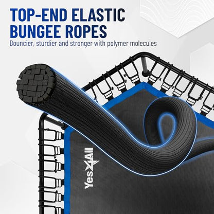 Yes4All Rebounder Trampoline for Adults, 48-Inch, 350 LBS Stable & Silent Exercise Trampoline for Rebounding, Jumping Cardio