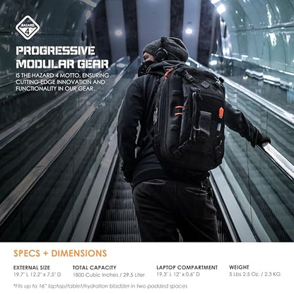 Hazard 4 Pillbox Impact-Resistant Hardshell Camera & Drone Backpack with External Mounting System for Photographers, Content Creators & Drone Pilots - Grayman - color: Grayman