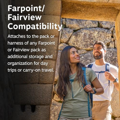 Osprey Farpoint Fairview Travel Daypack for Men and Women - Carry On Personal Item Backpack with Laptop Sleeve, Black - color: Black