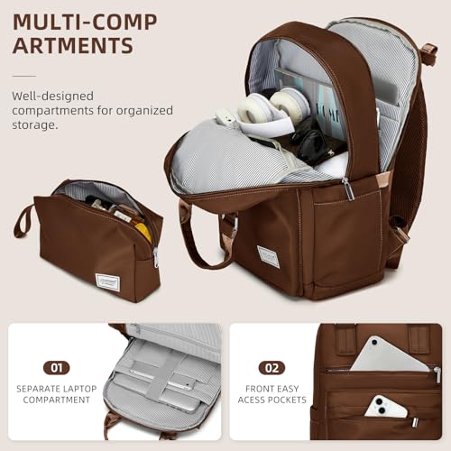 LARVENDER Expandable Carry on Luggage Sets 3 Piece Suitcases Set, Maple - color: Maple, size: 3 piece set(BP/TB/20)