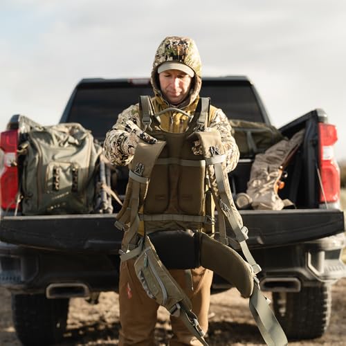 BOG Inception Backpack Frame and Helix Pack with Lightweight Design, YKK Zippers, Durable Build for Hunting, Backpacking - style: Inception XL (Frame)