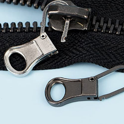 Mizeer Small Zipper Pull Replacement, Perfect for Small Hole Zippers, Detachable Zipper Pull Tab Replacement for Clothing Jackets Boots Purse 4PCS Bronze - color: 4pcs Bronze