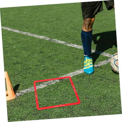 Kisangel Agility Training Rings for Soccer 6pcs Multi-Function Football Training Circles Set