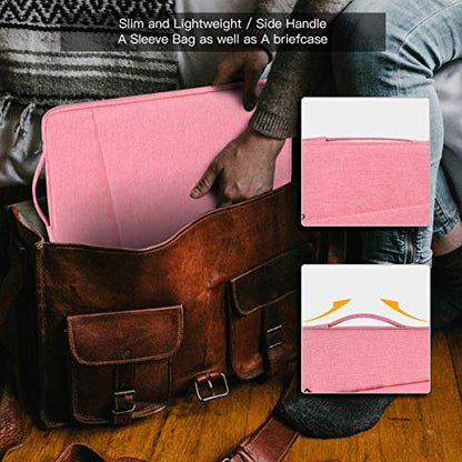 14 Inch Laptop Sleeve Case Bag for Asus Chromebook Vivobook14, Samsung Galaxy Chromebook Go, Lenovo ThinkPad 14/ Flex/Yoga, Dell Latitude, Acer HP Chromebook(Pink) - color: Pink, size: 14 Inch