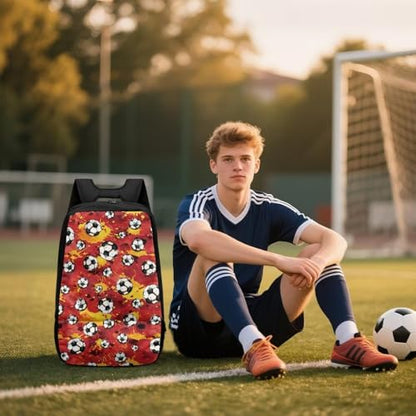 Basketball Backpack With Separate Ball Compartment And Shoes Fit Basketball Volleyball Football - color: Soccer
