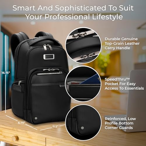 Briggs & Riley @work Medium Backpack - color: Black, size: Medium