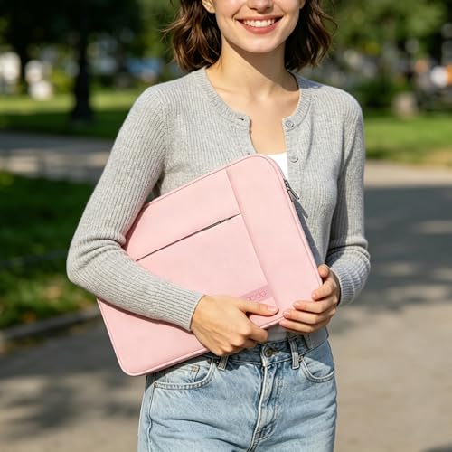 Lacdo Chromebook Case 11 Inch Laptop Sleeve for 11 Inch Acer HP Lenovo Dell Samsung ASUS Chromebook Spin 3 11, 13 inch New Surface Pro 11 Copilot+PC / 10 9 8 X, 11.6" MacBook Air Computer Bag, Pink - color: Pink, size: 11-11.6 Inch