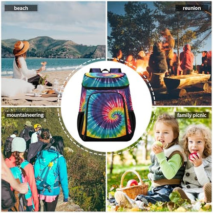 Tropical Pineapples Fruits Cooler Backpack Insulated Leak Proof Beach Cooler Bag Soft Lunch Picnic Hiking Camping Backpack Cooler - color: A01