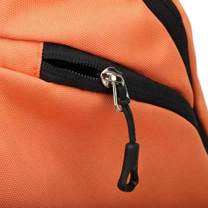 Basketball Backpack with Laptop Compartment, Large Capacity, Wet and Dry Segregation, Water, Lightweight Sports Backpack for Exercise Supplies and Daily Commute - color: Orange