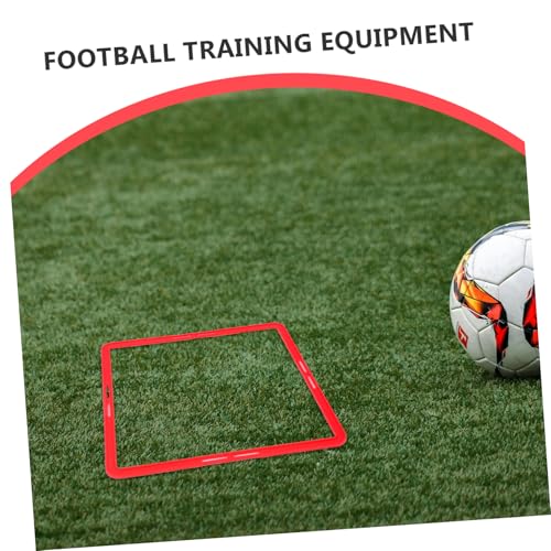 Toyvian 6pcs Portable Agility Rings for Soccer Training Multi Function Football Exercise Circles for Enhanced Flexibility and Footwork for Sports Activities