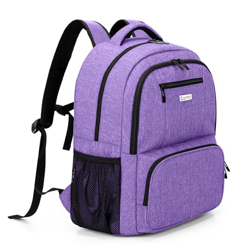 CURMIO CPAP Travel Backpack Compatible with ResMed AirSense 9, AirSense 10, AirSense 11, Philips System One, CPAP Carry On Bag for CPAP Machine and Supplies (Purple, Patent Design) - color: Purple