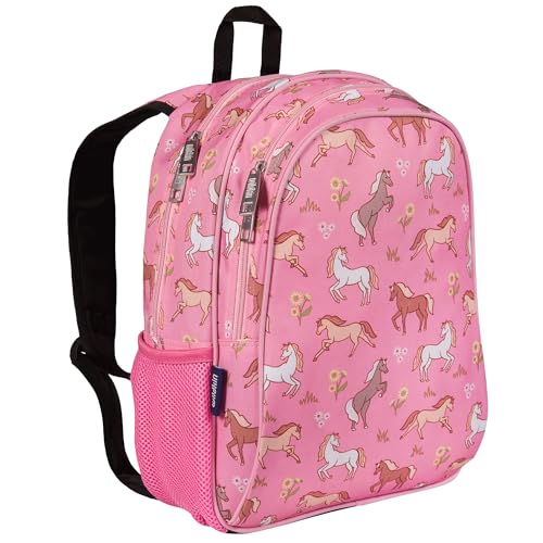Wildkin 15 Inch Backpack for Kids, Wild Horses - color: Wild Horses