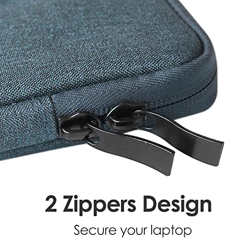 ProElife 15-Inch Laptop Sleeve Case for 2025-2023 MacBook Air 15 inch with M4 M3 M2 Accessory Traveling Carrying Case Water-resistant Bag Cover for MacBook Air 15'' 2025 2024 2023 M4 M3 M2 (Navy Blue) - color: Navy Blue
