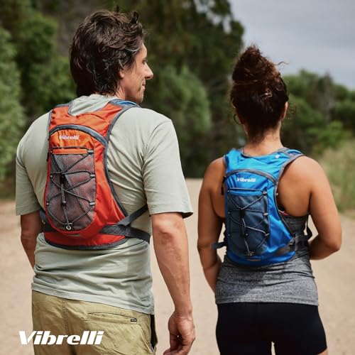 VibrelliVibrelli Hydration Backpack & 2L Hydration Bladder - High Flow Bite Valve - Hydration Pack for Cycling, Running, Hiking - color: Green