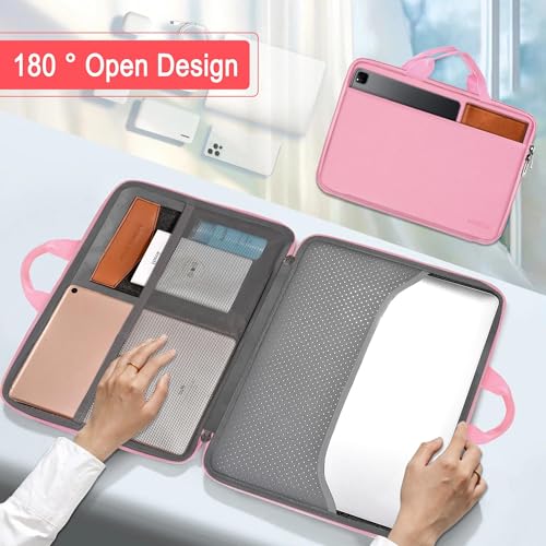 Hseok Laptop Case for MacBook Pro 14 inch TSA Sleeve Handbag, Pink - color: Pink