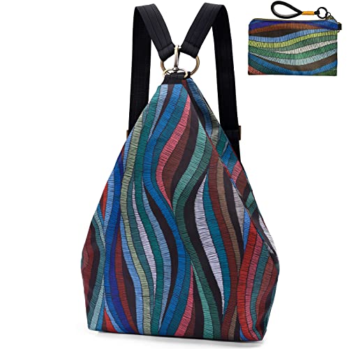 Black Butterfly Premium Backpack for Women, Bohemia Style Fashion Casual Daypack Backpack, Small Backpack Purse (68-multicolor Plus) - color: 68-multicolor Plus