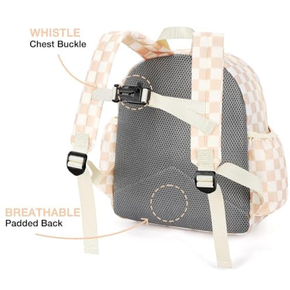 STEAMEDBUN Kids Backpack for Boys Girls 5-8, 15inch Girls Boys Backpacks Kindergarten - color: Brown Checkerboard, size: SMALL-15"H(fit folder)