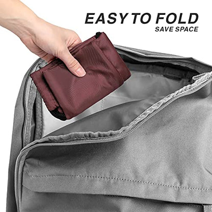 Drawstring Backpack Sports Water Resistant String Bag Sport Gym Sackpack for Women Men Large with Zipper, Burgundy - color: Burgundy