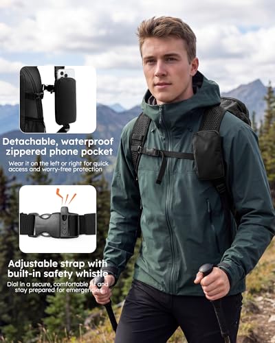 Small 20L Foldable Hiking Daypack for Men Women – Ultra Lightweight Tactical Packable Backpack for Travel, Camping Outdoor, Black - color: Black