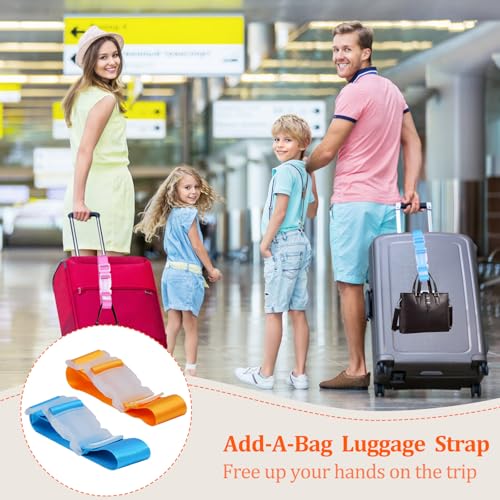 5pcs Luggage Belt, Colorful Carrying Clip Buckle, Travel Portable Luggage Straps, Adjustable Luggage Travel Belt Accessories, Practical Suitcase Straps