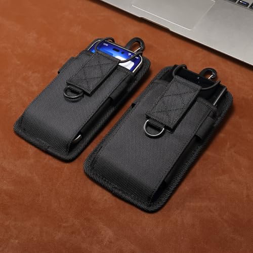 Compatible with iPhone 16 15 14 13 12 Pro XR Backpack Strap Pouch,Backpack Attachment Cell Phone Pouch Holster Belt Clip Holder Carrying Case for Galaxy S25,S24,S23 Plus,S22 - color: 6.5 Inch(Fit iP 15 16 Pro)