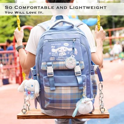 Juju Blue Kawaii Backpack - Cute Backpacks For Girls - Cute Backpack Kawaii Stuff - Backpacks For School Girls