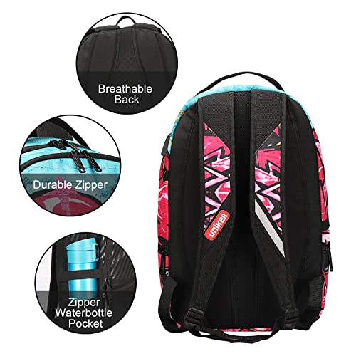Graffiti Backpack for School, 20L Casual Daypack, Designer Laptop Backpack for 15.6 Inch Laptop - color: Street Style