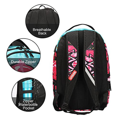 Graffiti Backpack for School, 20L Casual Daypack, Designer Laptop Backpack for 15.6 Inch Laptop - color: Street Style