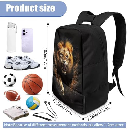 Basketball Backpack With Separate Ball Compartment And Shoes Fit Basketball Volleyball Football - color: Lion