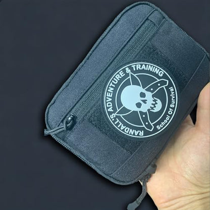ROARING FIRE Picofire Pro EDC Pouch Organizer - [Small Tool Pouch] for Electronics, Cables, Flashlights - with YKK Zippers, Weatherproof Resistant 500D Nylon for pouches men (black) - color: black