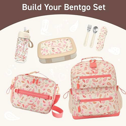 Bentgo Kids Water Bottle - Leak-Proof, Durable Tritan PFAS- & BPA-Free 15 fl oz, Kids/Toddlers Ages 3+ for School & Sports; Bite & Sip Spout, Carrying Handle, Dishwasher Safe (NEW Cowgirl Dreams) - color: Cowgirl Dreams