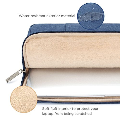 NIDOO 11 Inch 13 Inch Laptop Sleeve Tablet Computer Case Bag for 12.9" 13" iPad Pro M2 M4 / 13" iPad Air M2/ 13" Surface Pro10 9 8 7 X/ 13" MacBook Pro Air/Lenovo ThinkBook 13x / Dell XPS 13 - color: Blue, size: 11.6 Inch / 12 inch New MacBook