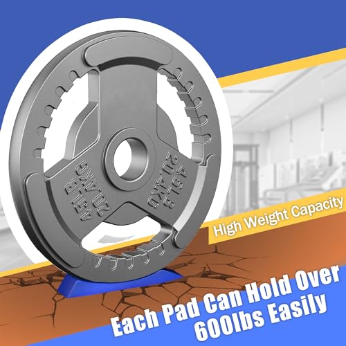 Deadlift Jack Alternative (1 Pair) Easy to Load and Unload Weight Plates, Perfect for Deadlift, Crossfit, Powerlifting, Weightlifting, Home Gym for Your Gym Bag - color: D: Purplish Blue