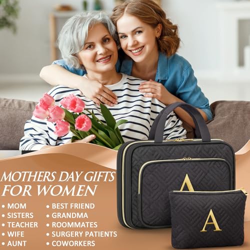 Personalized Hanging Toiletry Bag Travel Makeup & Cosmetic Bag Organizer - style: A