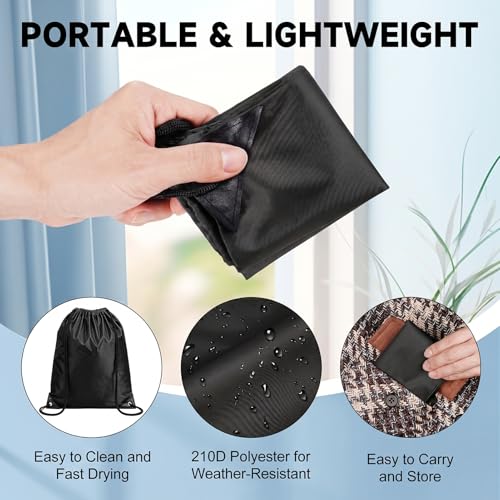 2Pcs Drawstring Bags Bulk Drawstring Backpack Black String Backpack Cinch Sack Sport Gym Draw String Back Bag for Beach, Travel, Yoga, Swimming - color: Black 2pcs