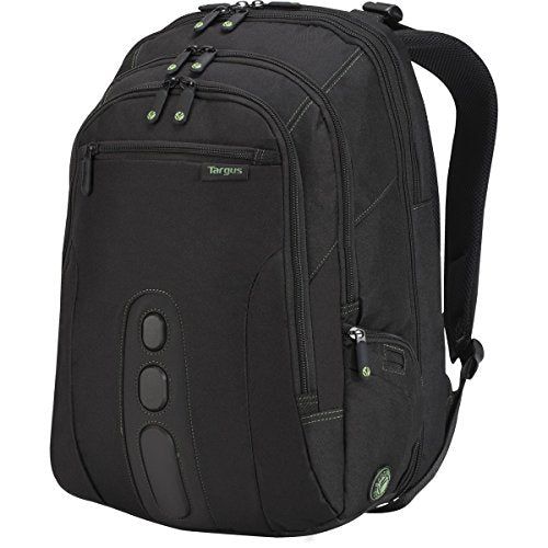 Targus Spruce EcoSmart Travel Laptop Backpack for 17 inch Laptops, TSA-Friendly Carry On Backpack Laptop Bag for Work and Travel, Black (TBB019US) - size: 17 inch