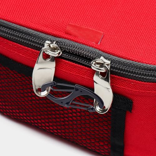 HINZIC 8pcs Zipper Clip Anti Theft Deterrent, Dual Opening Safety Zipper Pull Replacement, S Carabiner Clips for Backpacks Traveling Camping Suitcases- Black - color: 8pcs-Black