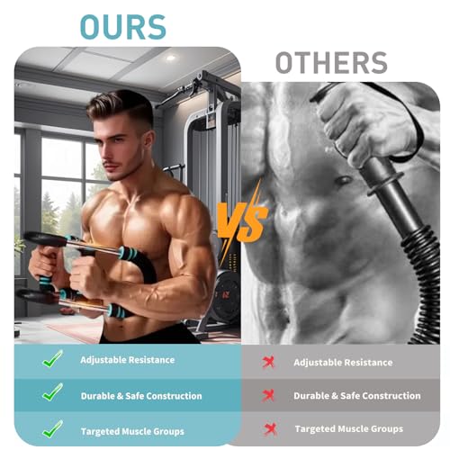 Adjustable Men's Chest Exercise Equipment with Arm Trainer - Used for Muscle Training, Forearm, Shoulder, and Body Strength Fitness Equipment, Very Portable