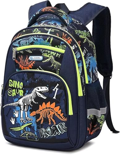 Cusangel Backpack for Boys Girls School Bookbags,Kindergarten Elementary Middle School Lightweight Waterproof Multifunctional Large Capacity for Backpack (16inch Luminous dinosaur) - color: Luminous Dinosaur 16in