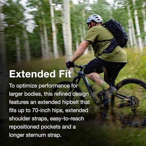 Osprey Raptor 14L Men's Mountain Biking Backpack with Hydraulics Reservoir - color: Black, style: 14l (Extended Fit)